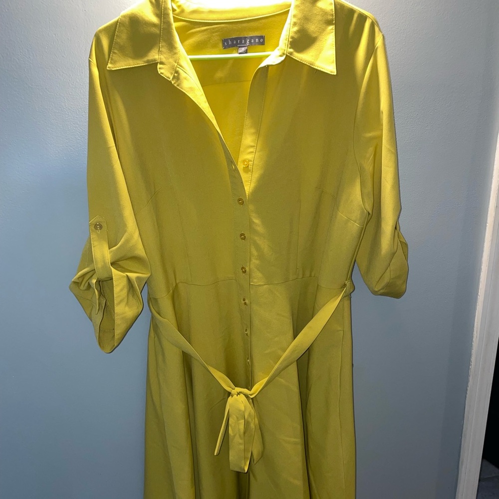 Yellow Midi Dress